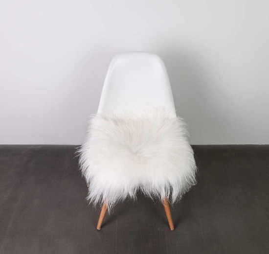 Natural Thick & Lush Pile Polyfil Insert Soft Microsuede Backing Seat Cushions Genuine Icelandic
