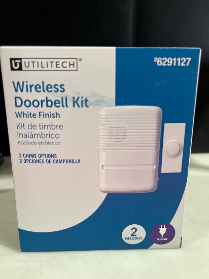 Utilitech White Wireless Doorbell Kit