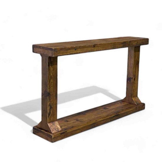 Southern Charm Solid Reclaimed Wood Entry Table