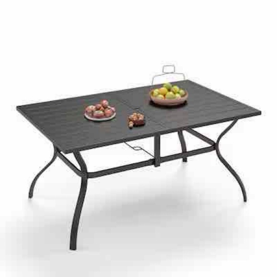 Sunshine Valley Outdoor Table Rectangle Outdoor Dining Table