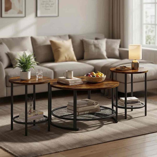 Brinnley 3 - Piece Living Room Table Set