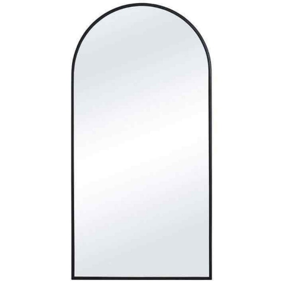 Waren 47 H x 21 W Wall Mirror, Matte Black