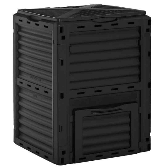 Outsunny Garden Compost Bin 80 Gallon Outdoor Large Capacity Composter Fast Create Fertile Soil