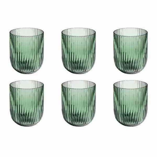 Abode Homewares Mesa Acrylic Stemless Wine Glass - 16.2 oz - Set of 6 - Sage Green