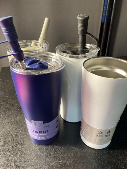 Lot of 4 Pieces insulated stainless steel travel tumbler