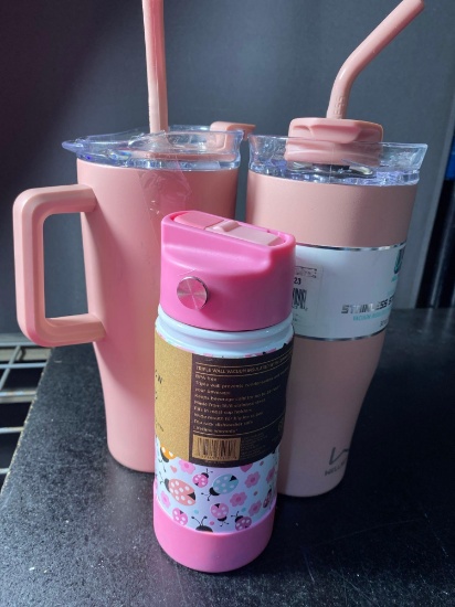 Lot of 3 Pieces insulated stainless steel travel tumbler