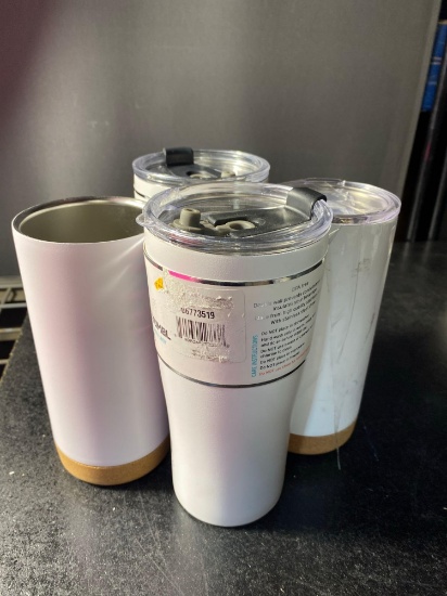 Lot of 4 Pieces insulated stainless steel travel tumbler
