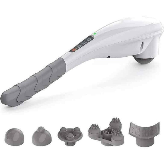Rechargeable Hand Held Deep Tissue Massager for Muscles, Back, FSA HSA Eligible Cordless Electric