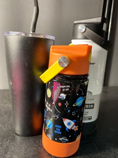 Lot of 3 Pieces insulated stainless steel travel tumbler