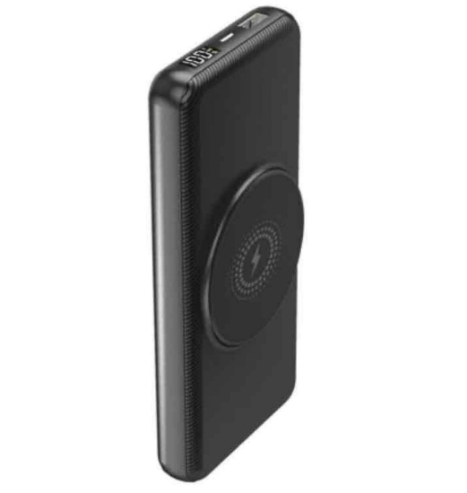 Lifestyle Advanced 10000 mAh Magnetic Wireless Power Bank with Built-in Cables