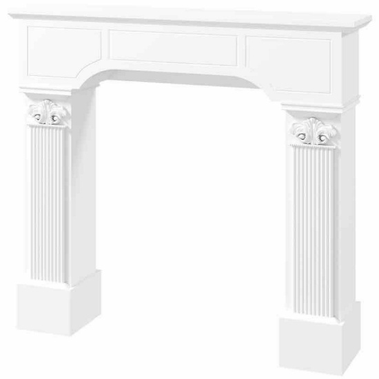 HOMCOM Baroque Fireplace Mantle