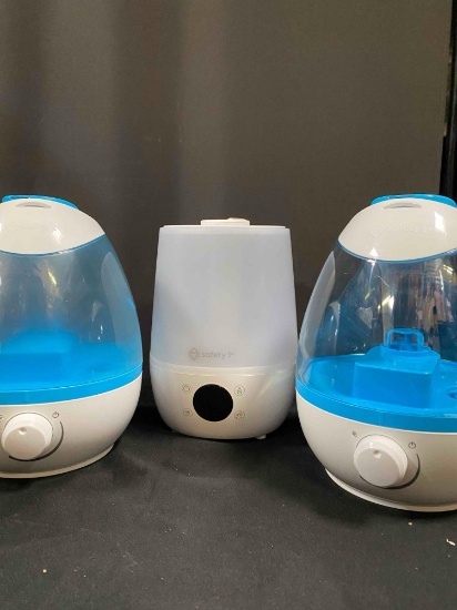 Lot of 3 Filter Free Cool Mist Humidifier