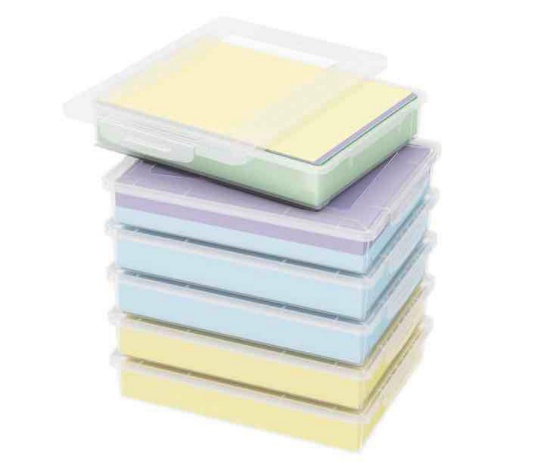Lifewit Paper Organizer Storage with Lid, Fits 8.5" x 11" Letter, 12 Pcs
