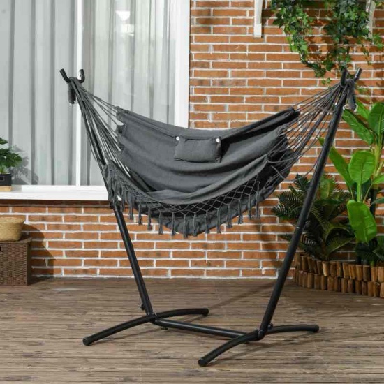 Outsunny U Shape Stand Hammock Chair