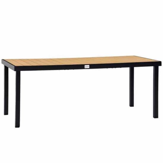 Outsunny 75" x 35" Outdoor Dining Table for 8 People