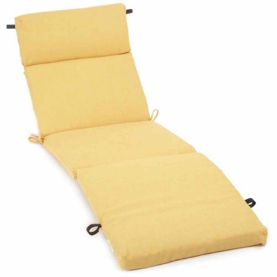 Outdoor 3'' Chaise Lounge Seat / Back Cushion