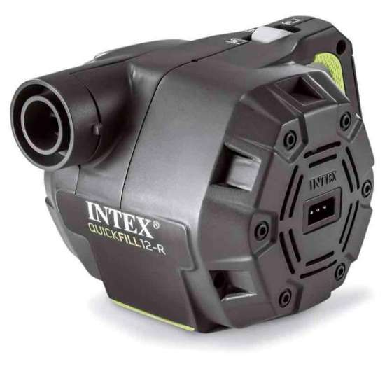 INTEX QuickFill Electric Air Pump: Inflates and Deflates Air Mattresses, Inflatable Kayaks, Boats,