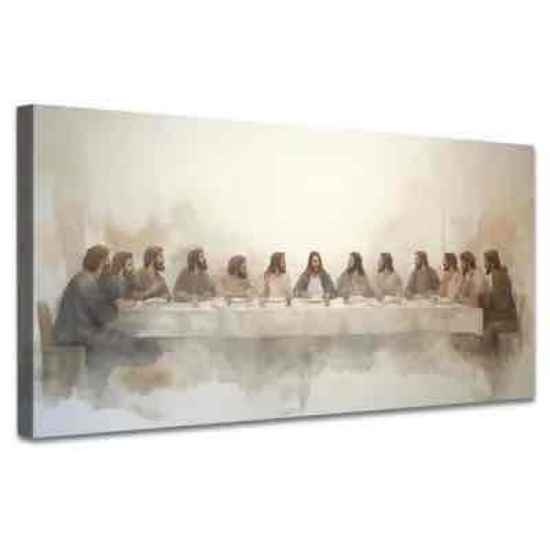 Astoria Grand Jesus Last Supper Canvas Wall Art
