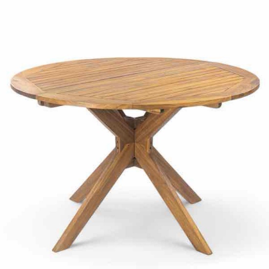 Outdoor Acacia Wood Dining 46.5 Table