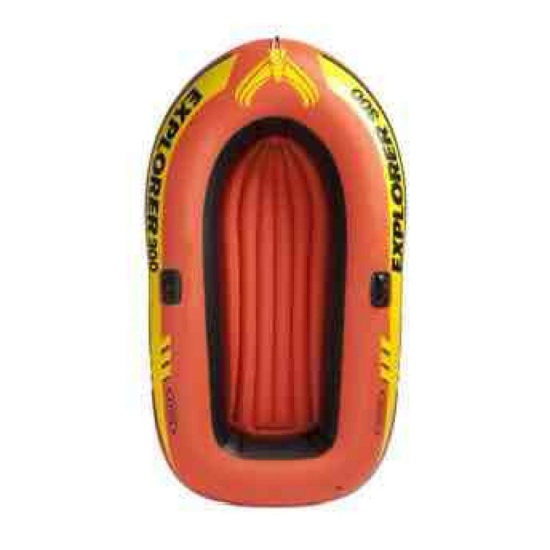 Intex - Explorer 300 Inflatable Fishing 3 Person