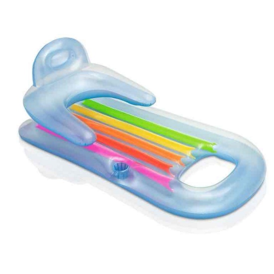 Intex Inflatable King Kool Pool Lounge, 63" x 33.5"