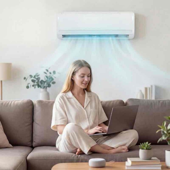 HOMCOM 9100 BTU Mini Split Air Conditioner FAN ONLY