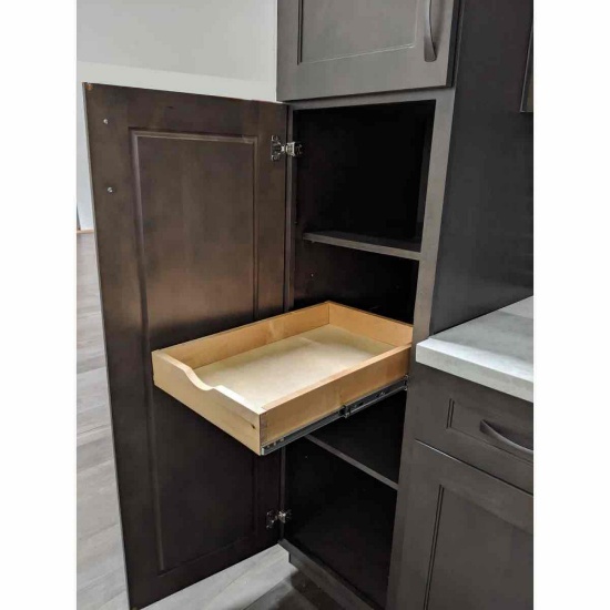 Daiona Solid Wood Pull-Out Drawer Box