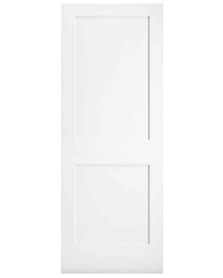 PRIMER 2 PANEL INTERIOR SHAKER DOOR SLAB
