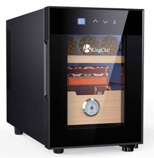KingChii 16L Electric Cigar Humidors with Temperature Control System