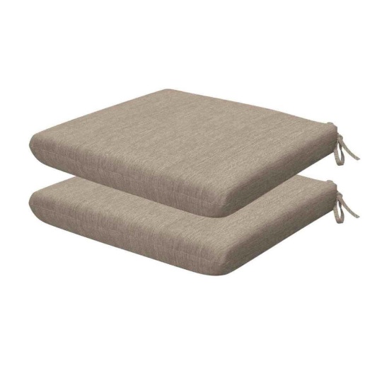 Honeycomb Outdoor Heritage Set of 2 Seat Pads for Patio Seating, 18 x 17.5
