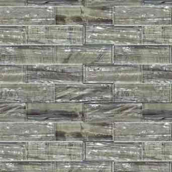 Elida Ceramica Imperial City 12-in x 12-in Glossy Glass Subway Mosaic Wall Tile