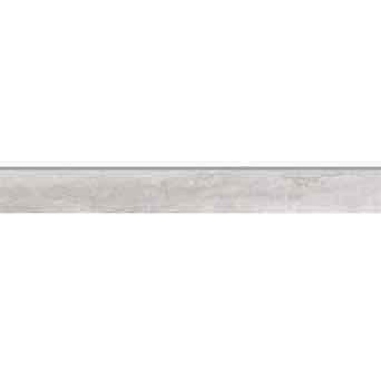 Style Selections Torin Gray 3-in x 12-in Polished Porcelain Bullnose Tile