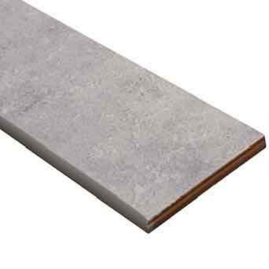 Style Selections Alamosa Gray Alamosa gray 3-in x 12-in Glazed Ceramic Bullnose Tile