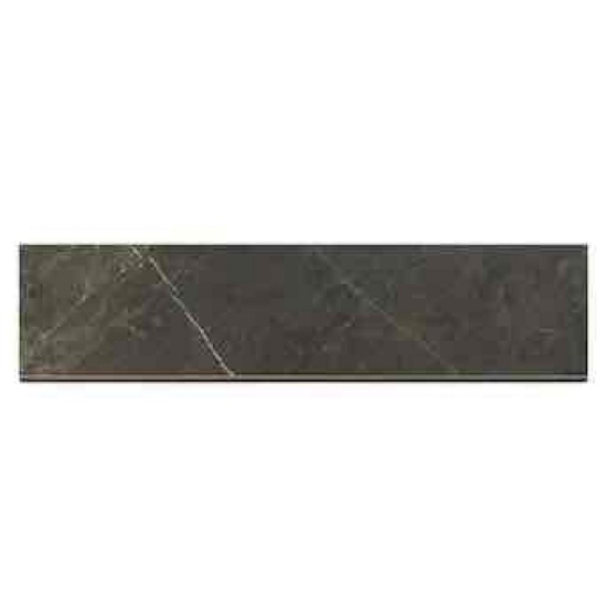 Origin 21 Taupe Agate Bullnose 3-in x 12-in Polished Porcelain Marble look Floor and Wall Tile