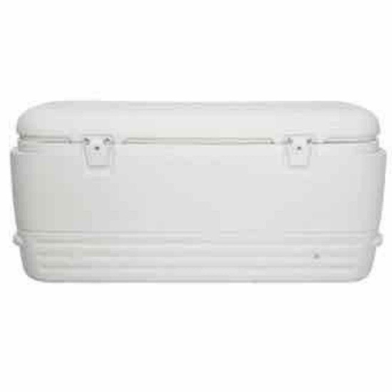 Igloo White 120 Quart(s) Hard Insulated Chest cooler with Drainage Spout