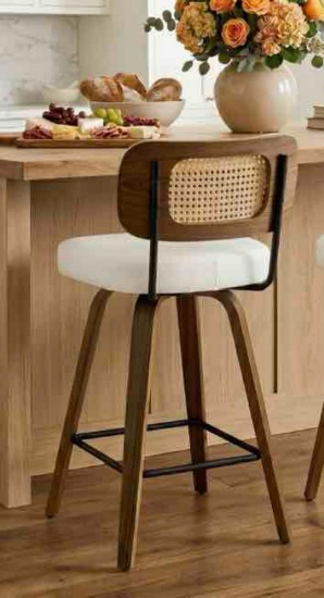 Bekrvio 26" Counter Height Swivel Barstools