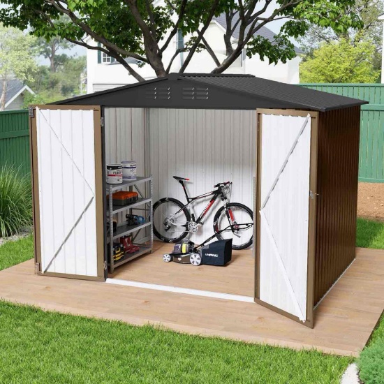 Balconera Galvanized Steel Storage Shed