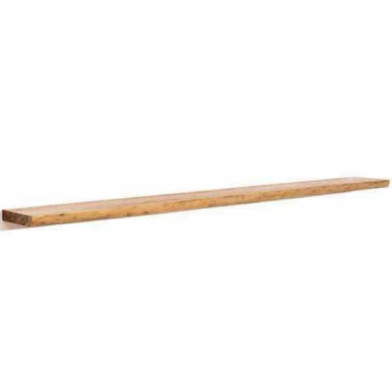 72 in. W x 8 in. D Natural Irregular Reclaimed Elm Wall-Mounted Floating Decorative Wall Shelf with