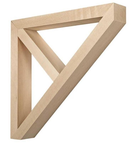 Farmhouse Angle Bracket (9" x 9")