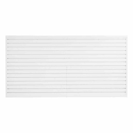 Slat Wall Paneling, 8 x 4 ft, PVC Garage Slatwall with Modular Design
