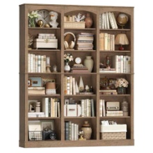 Huckins 71.2" H X 63.4" W Standard Bookcase With Adjustable Shelves