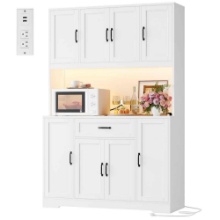 70" LED-Illuminated Kitchen Cabinet