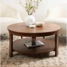 Aamnah Prayash Tiered Round Living Room Coffee Table