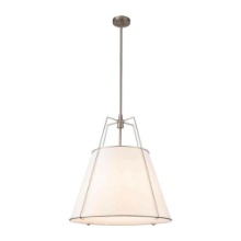 Nyjel 4 - Light Linen Tapered Pendant