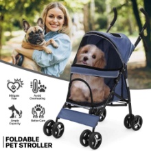 4 Wheels Pet Stroller