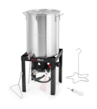 OuterMust Propane Turkey Fryer Set Turkey Fryer Pot with Burner