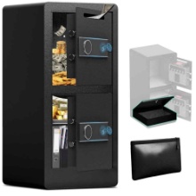 7.0 cubic feet biometric business safe, anti-fishing slot and LED light
