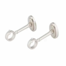 allen + roth 4 -Pack Brushed Nickel Aluminum Single Curtain Rod Bracket
