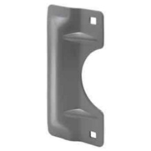 Set of 3 RELIABILT 3 In. x 7 In., Steel Painted Gray Door Latch Shield
