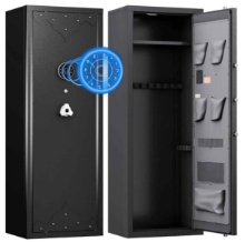KAER 10-15 Large Gun Safe for Home, Adjustable Storage for 10-12